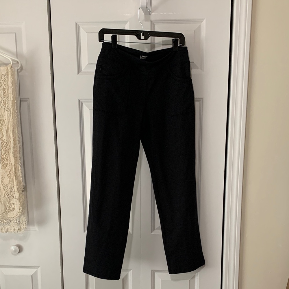 Lands End 5 Pocket Active Pants - Pull On  Straight-Leg Pants SP